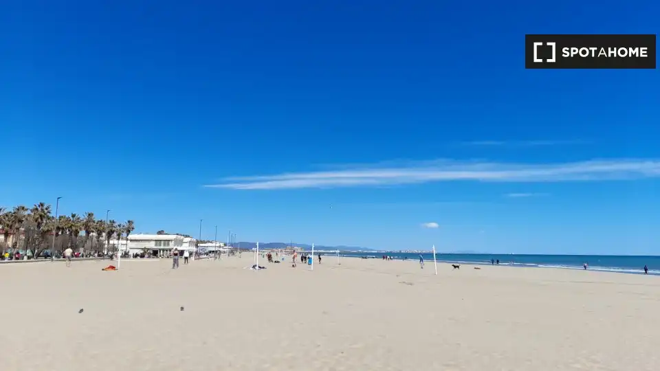 Vista exterior de Pis de lloguer en Valencia amb Aire condicionat, Calefacció i Moblat