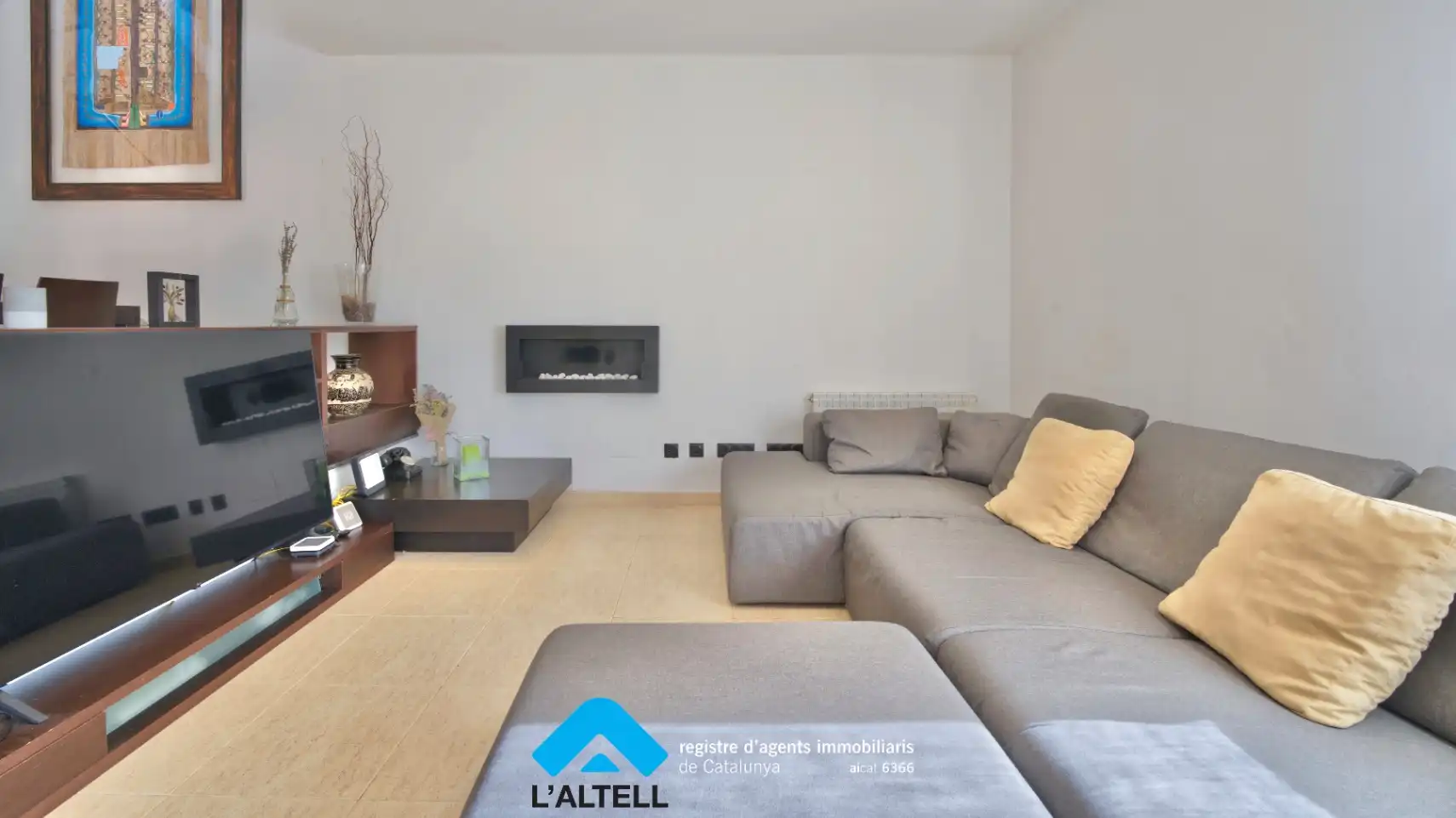Sala de estar de Casa o chalet en venta en L'Ametlla del Vallès con Calefacción, Jardín privado y Terraza