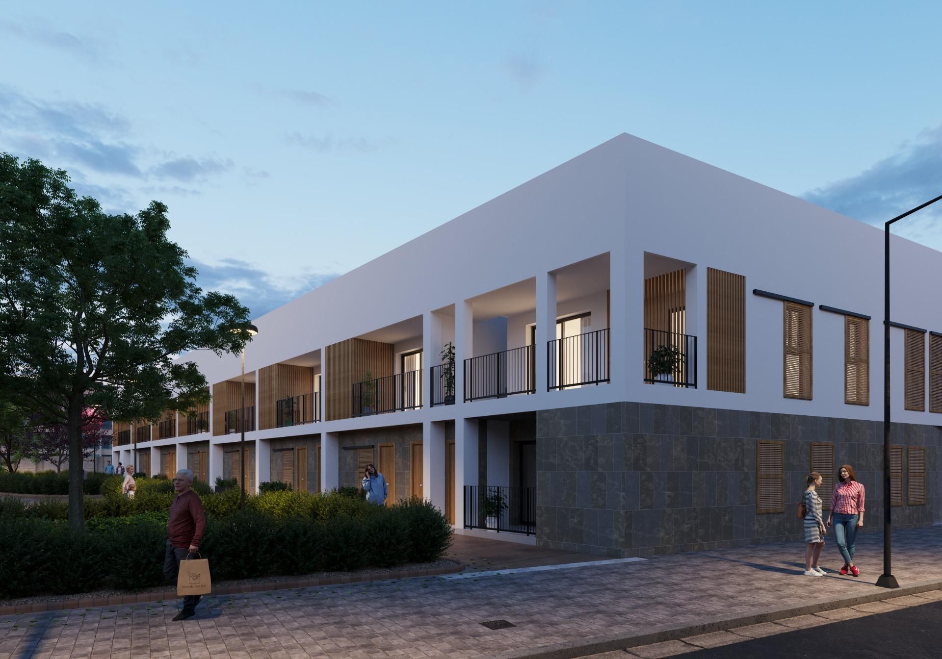Vista exterior de Àtic en venda en  Palma de Mallorca amb Calefacció, Jardí privat i Terrassa