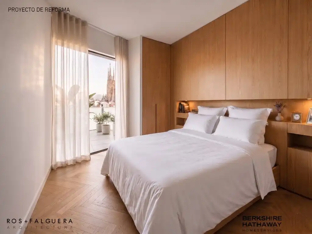 Schlafzimmer von Wohnungen zum Verkauf in Barcelona mit Klimaanlage, Heizung und Parkett