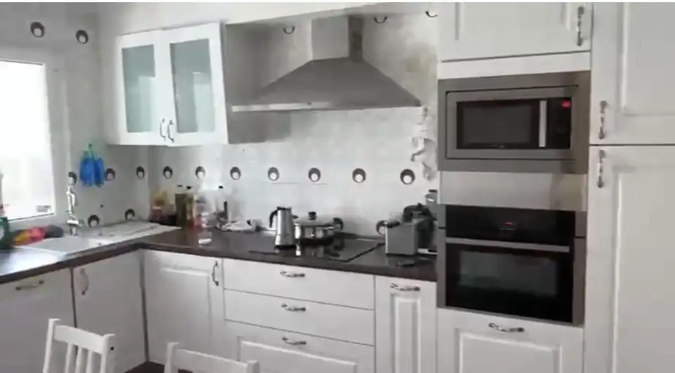 Kitchen of Flat for sale in Mugardos  with Heating, Terrace and Furnished
