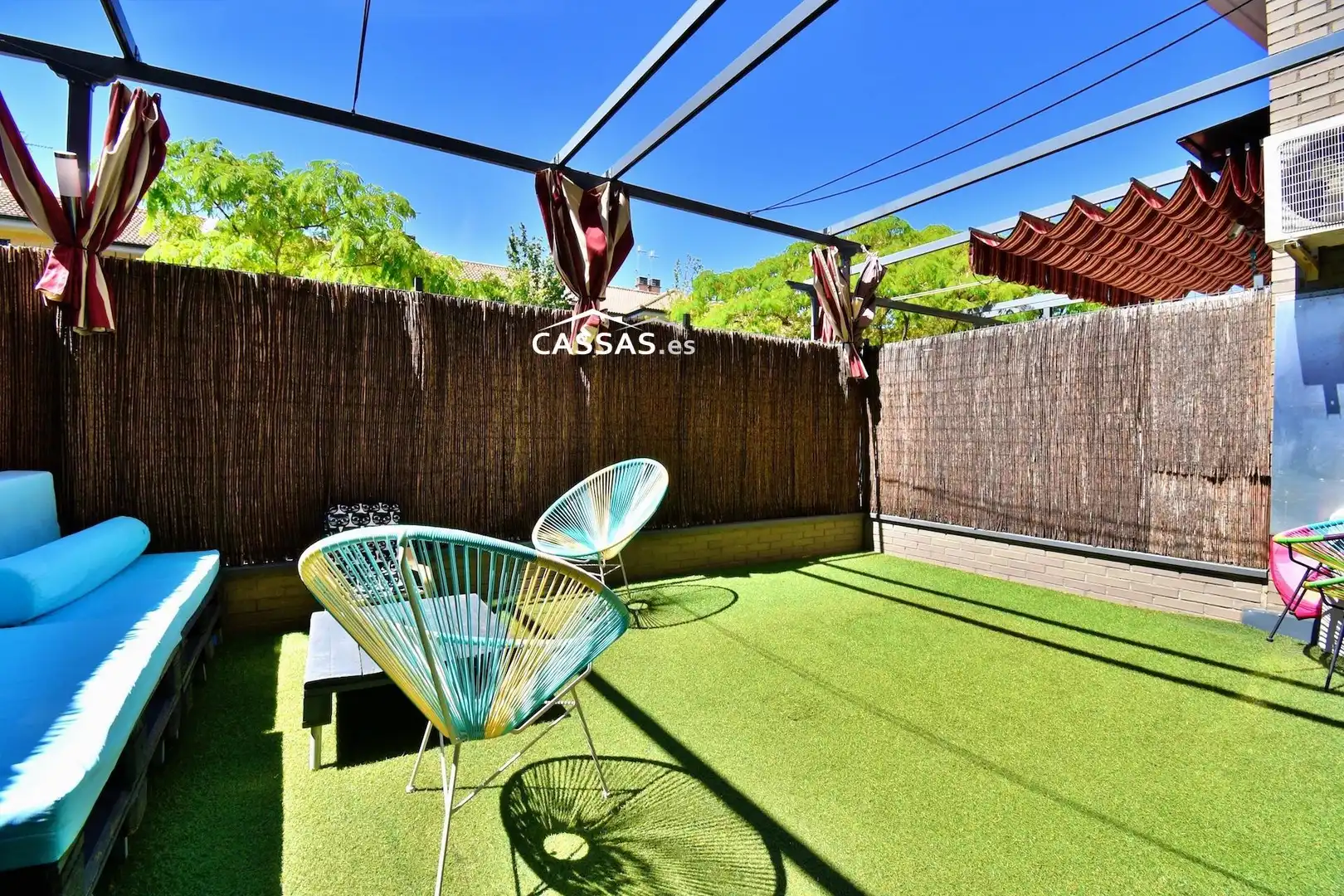 Terraza de Planta baja en venta en Torrejón de Ardoz con Aire acondicionado, Calefacción y Jardín privado
