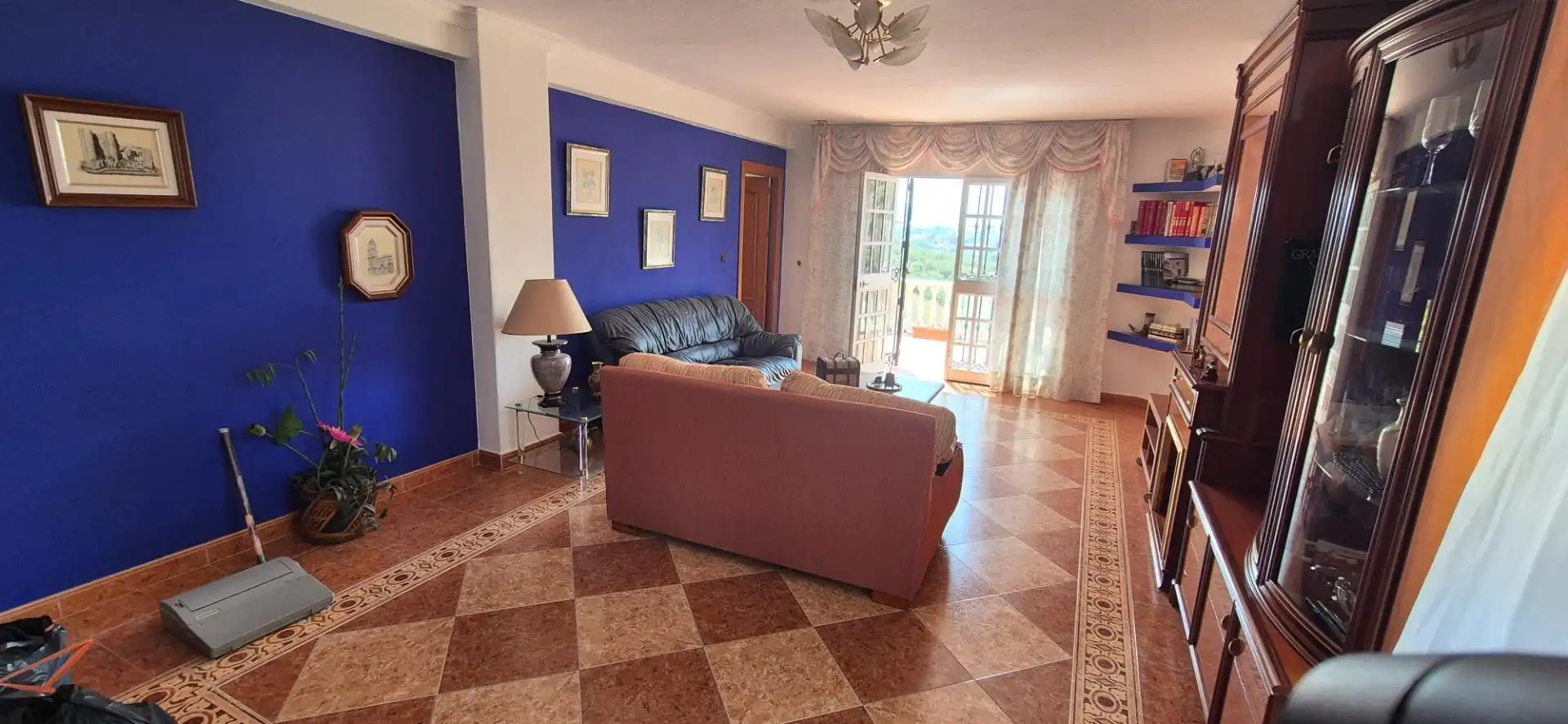 Sala de estar de Casa o chalet en venta en Málaga con Aire acondicionado, Jardín privado y Terraza