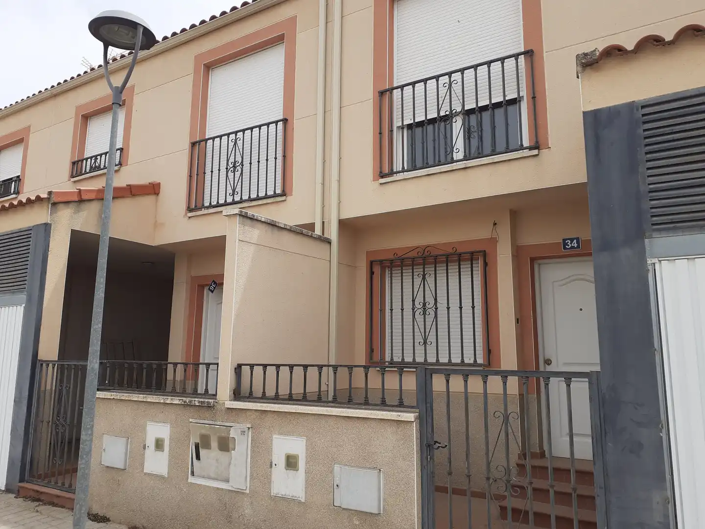 Vista exterior de Casa adosada en venta en Malagón