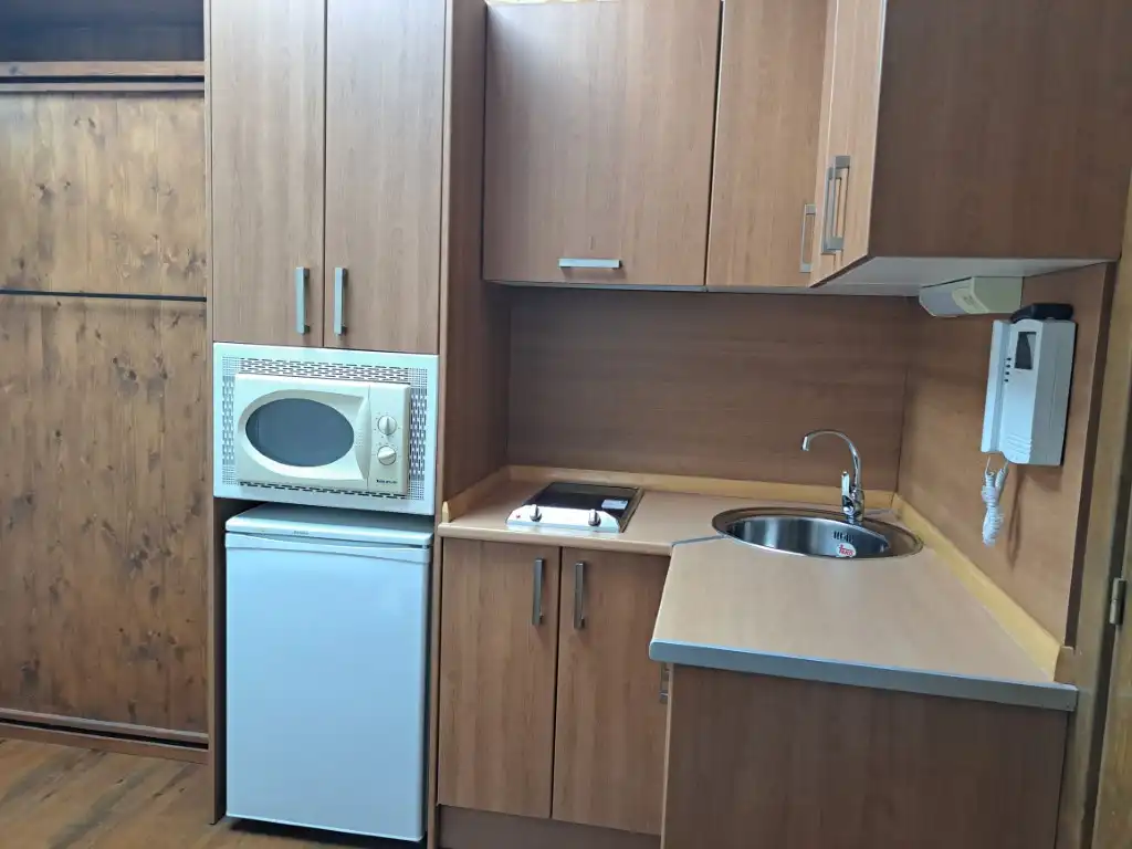 Küche von Wohnung zum Verkauf in Llívia mit Heizung, Parkett und Terrasse
