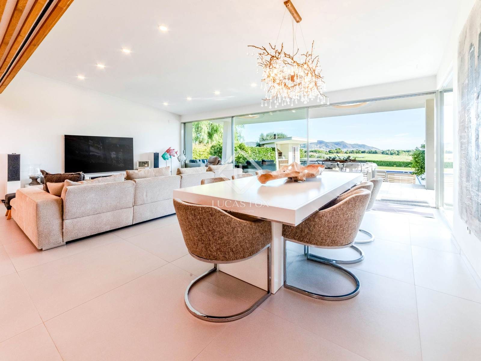 Dining room of House or chalet for sale in Sitges  with Air Conditioner, Private garden and Terrace