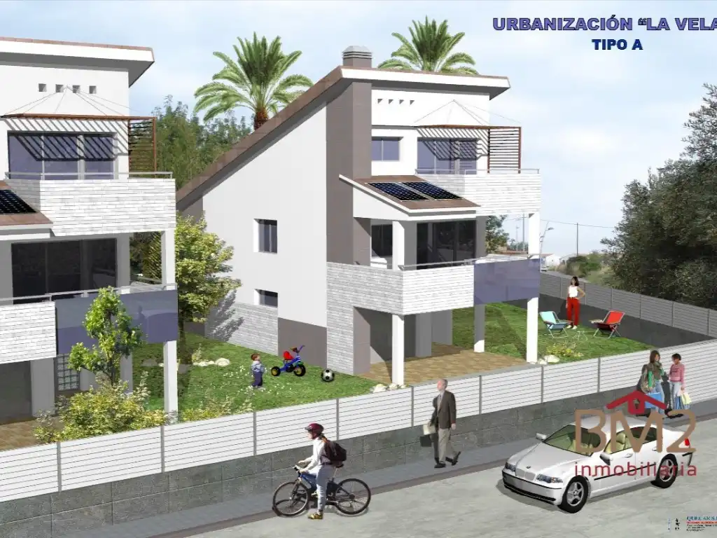 Vista exterior de Casa adosada en venta en Peñíscola / Peníscola con Aire acondicionado, Calefacción y Terraza