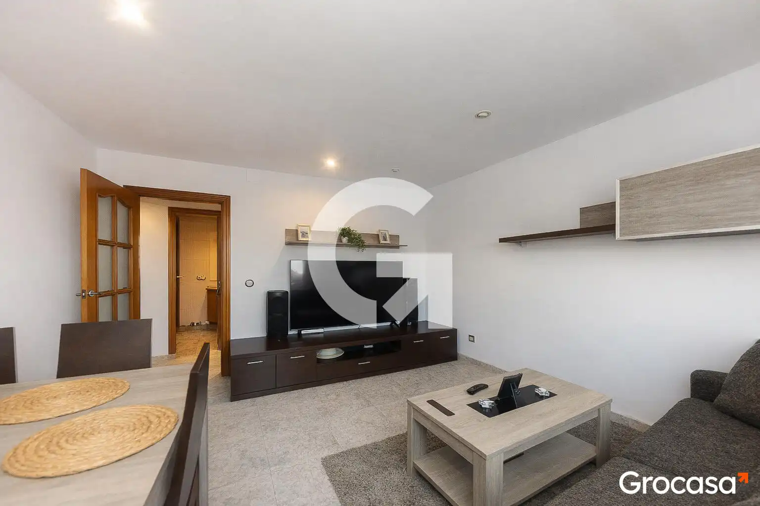 Living room of Attic for sale in Sant Boi de Llobregat  with Oven and Balcony