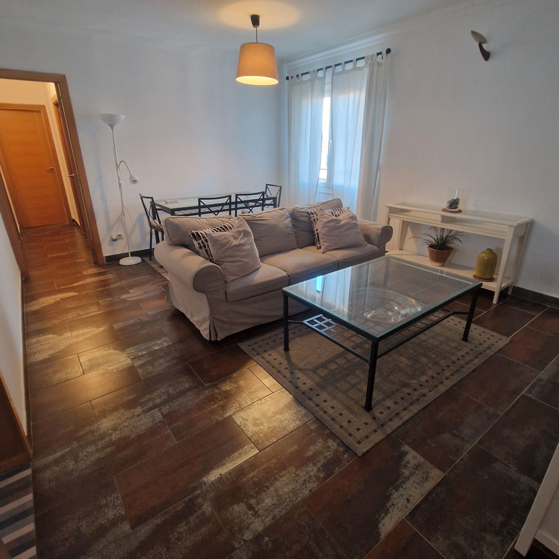 Sala de estar de Piso de alquiler en  Palma de Mallorca con Aire acondicionado, Calefacción y Amueblado