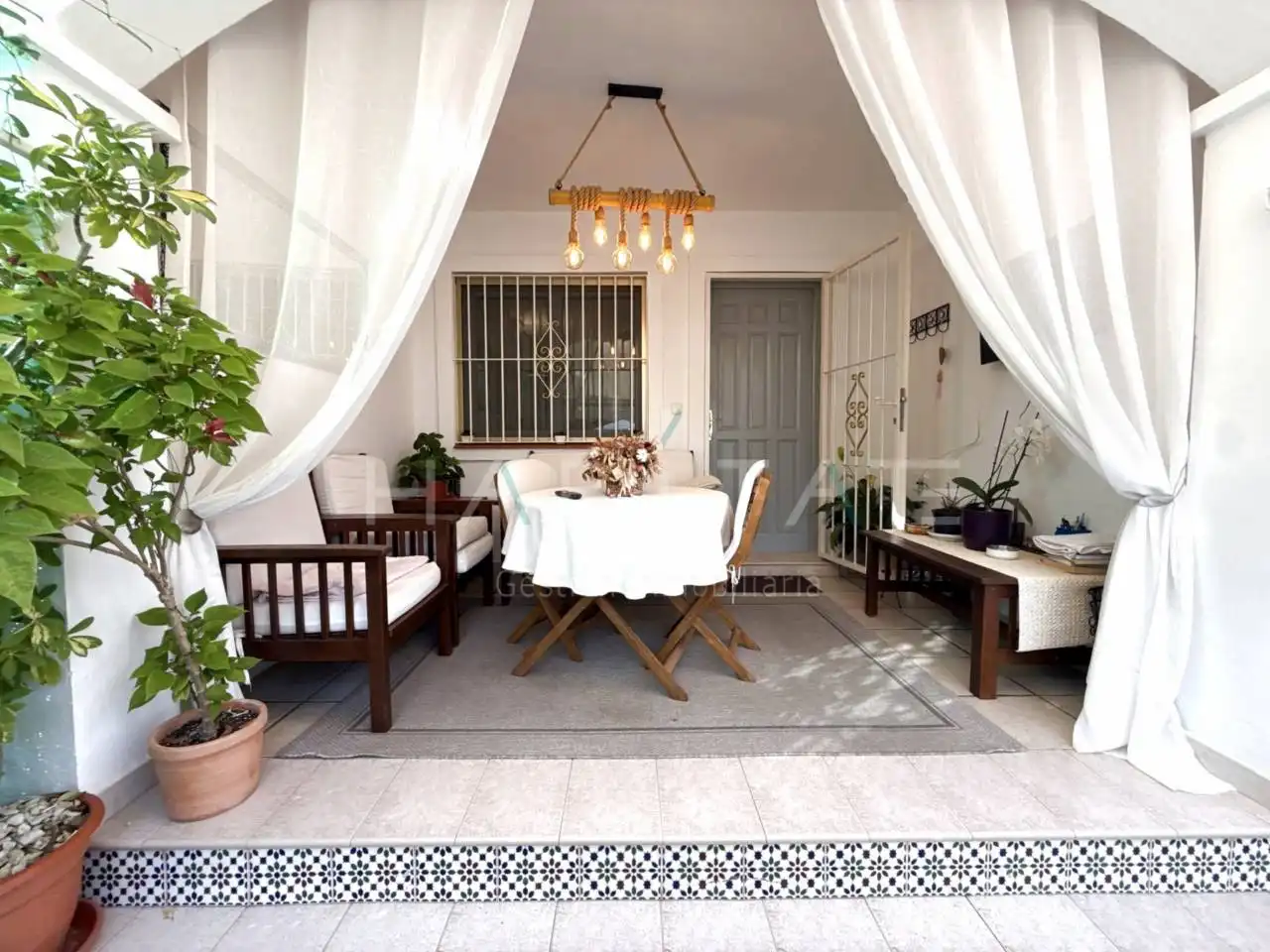 Terrassa de Casa o xalet en venda en Pilar de la Horadada amb Aire condicionat, Jardí privat i Terrassa