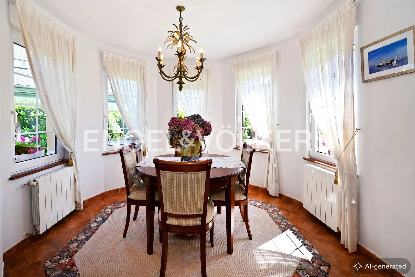 Comedor de Casa o chalet en venta en Santa Cruz de Bezana con Aire acondicionado, Calefacción y Jardín privado