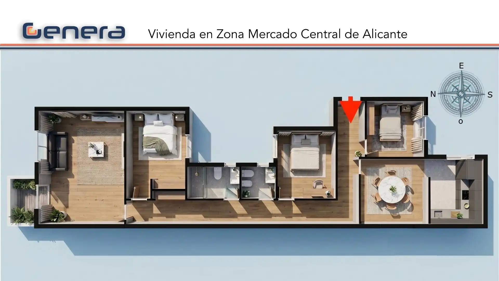 Flat for sale in Alicante / Alacant  with Terrace