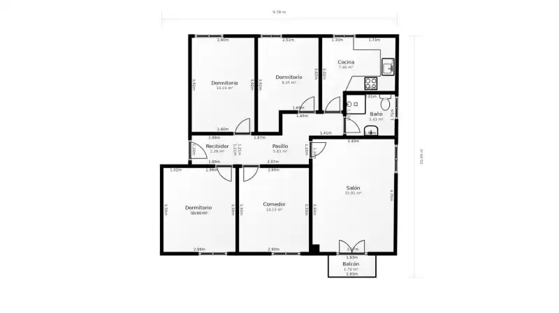 Flat for sale in El Espinar  with Heating