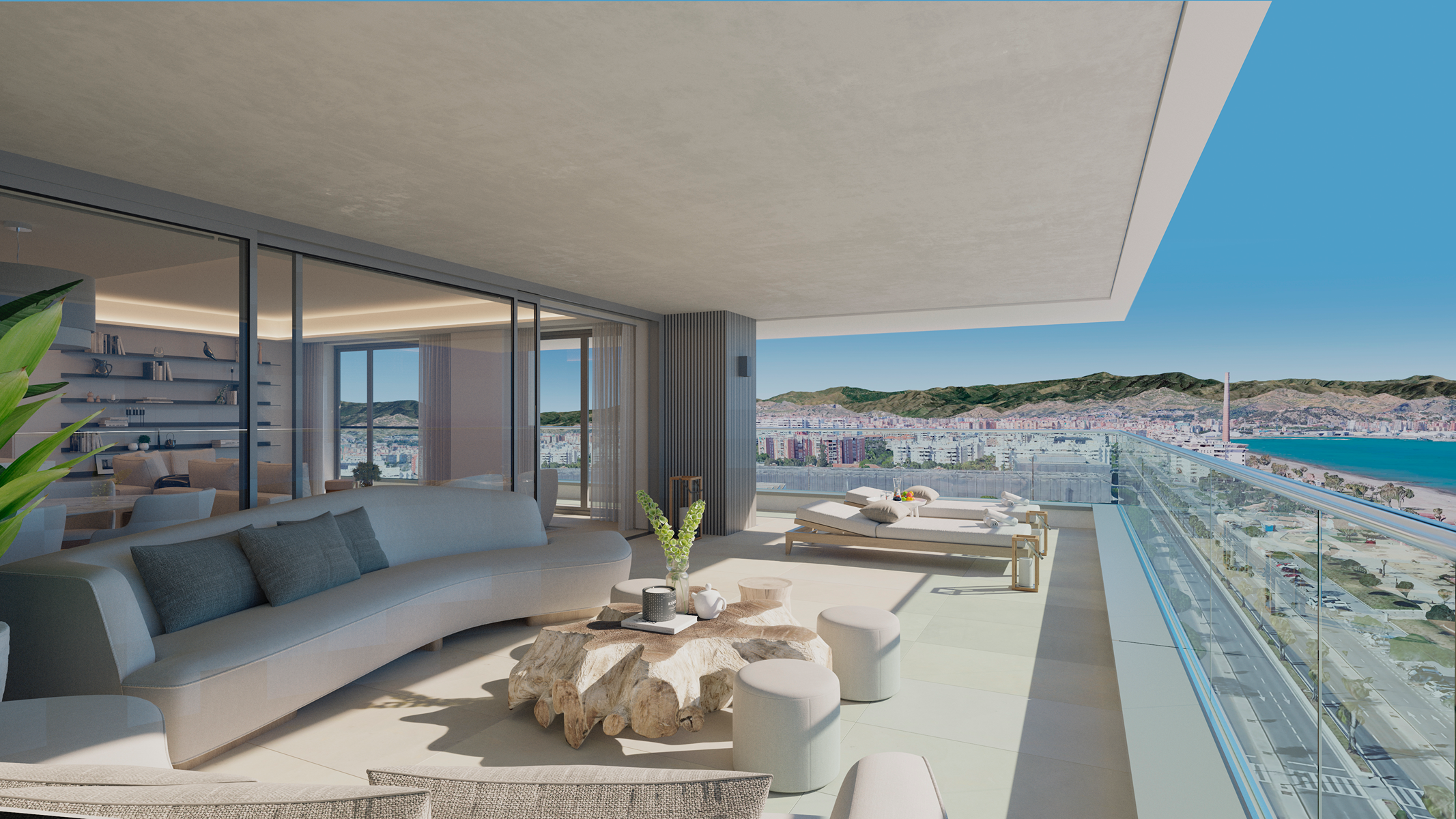 Terrace of Apartment for sale in Málaga Capital  with Air Conditioner, Heating and Terrace