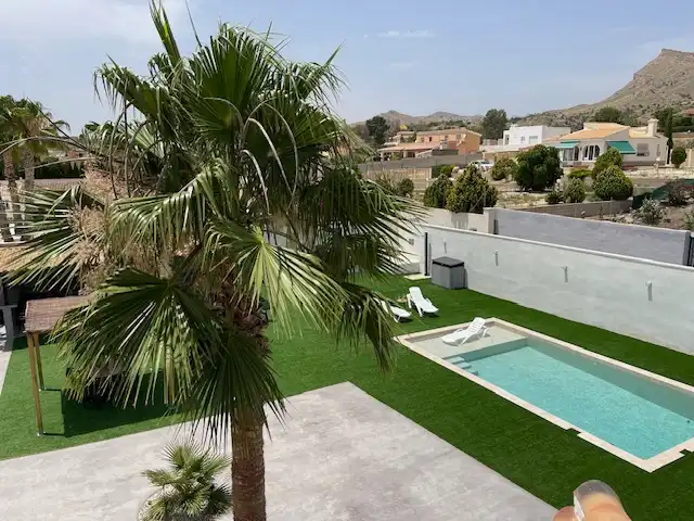 Swimming pool of Houses for rent in Alicante / Alacant  with Air Conditioner, Heating and Private garden