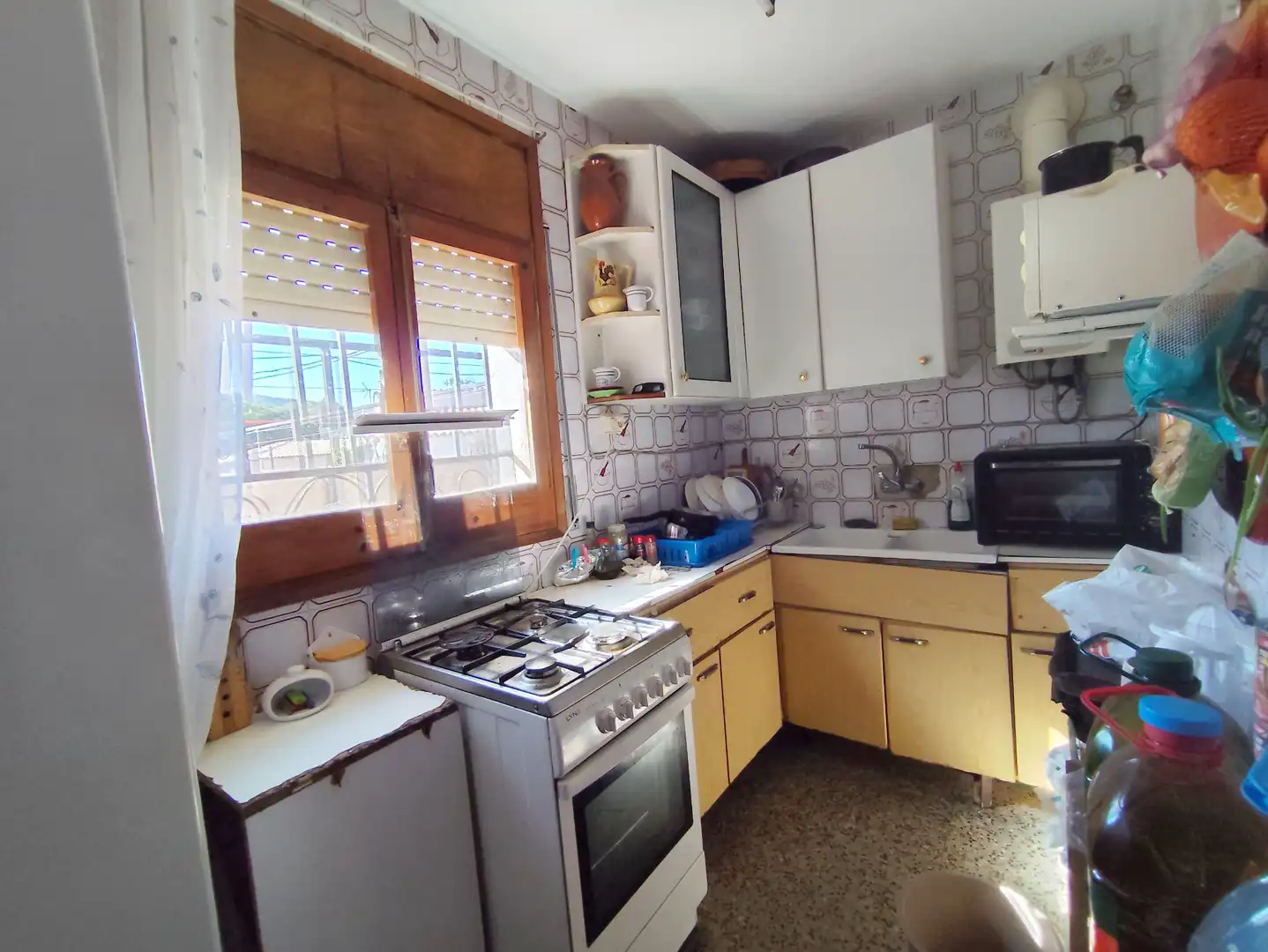 Cocina de Finca rústica en venta en Pontils con Terraza, Piscina y Amueblado