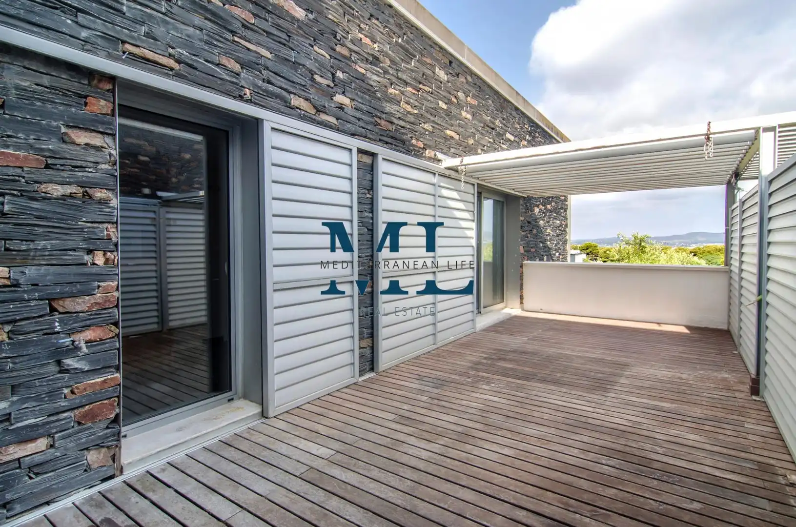 Terraza de Dúplex en venta en Sant Pere de Ribes con Calefacción, Jardín privado y Piscina