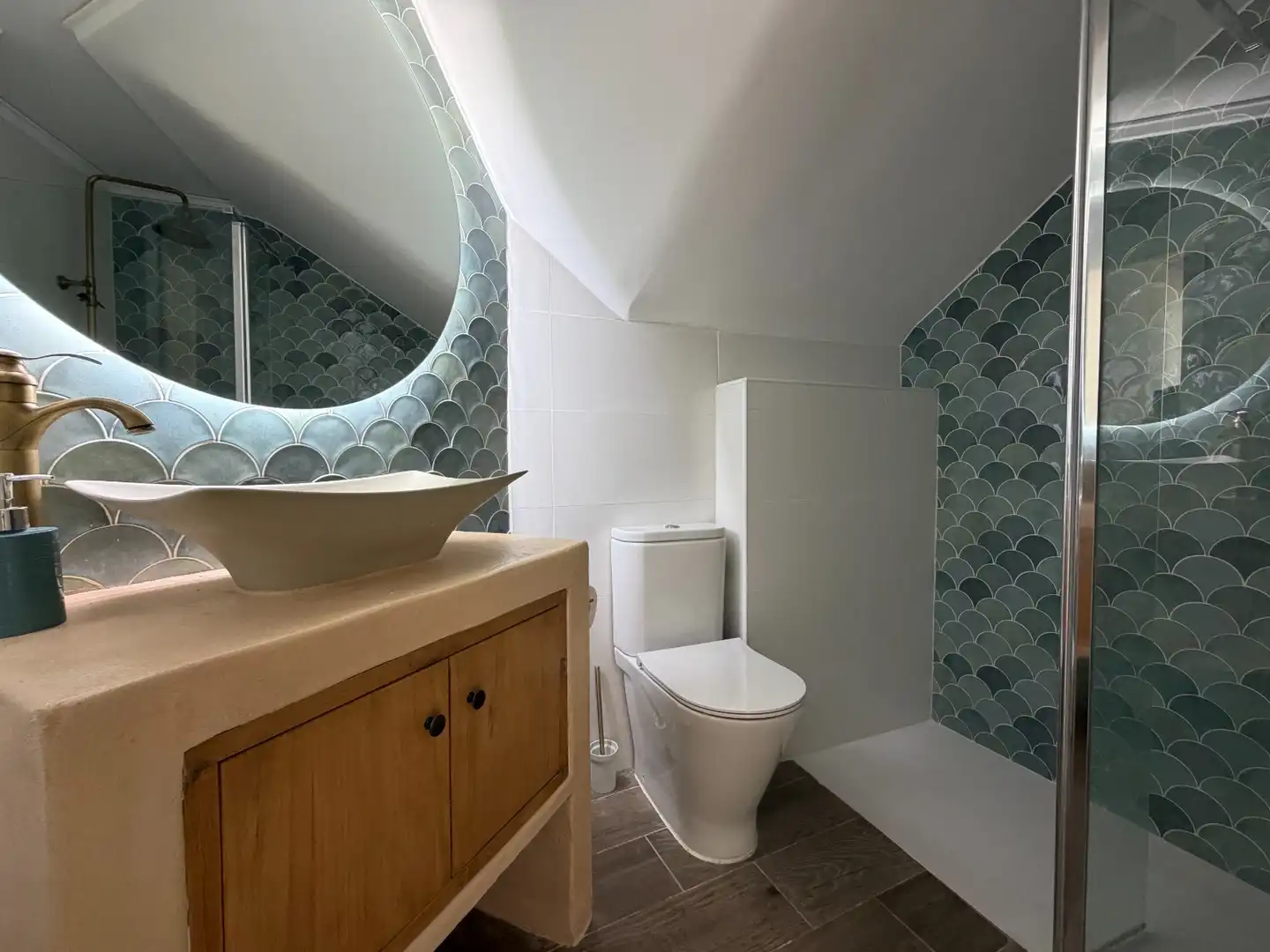 Baño de Apartamento en venta en Dénia con Aire acondicionado