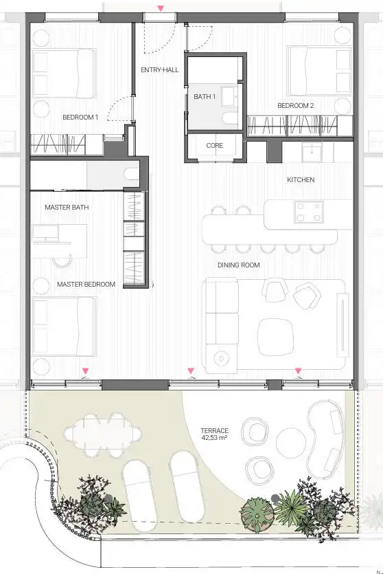 Apartamento con jardín en venta en Los Pacos, imagen 27