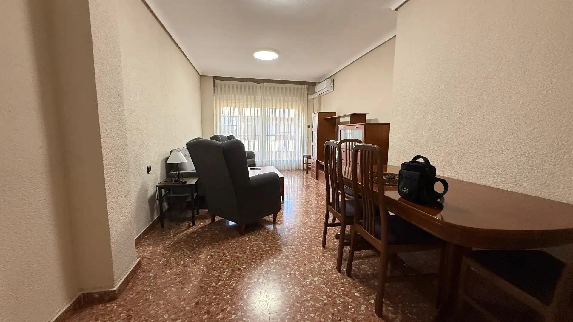 Sala de estar de Piso de alquiler en Albacete con Aire acondicionado, Calefacción y Terraza