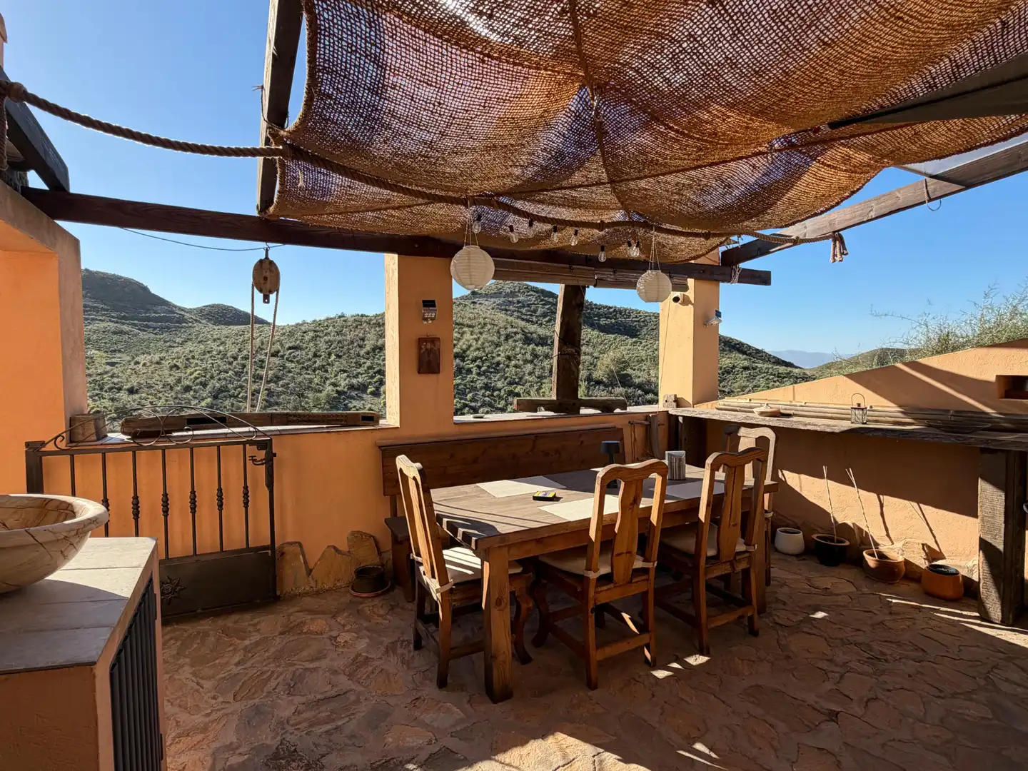 Casa rústica con piscina en venta en Diseminado la Escucha, imagen 3