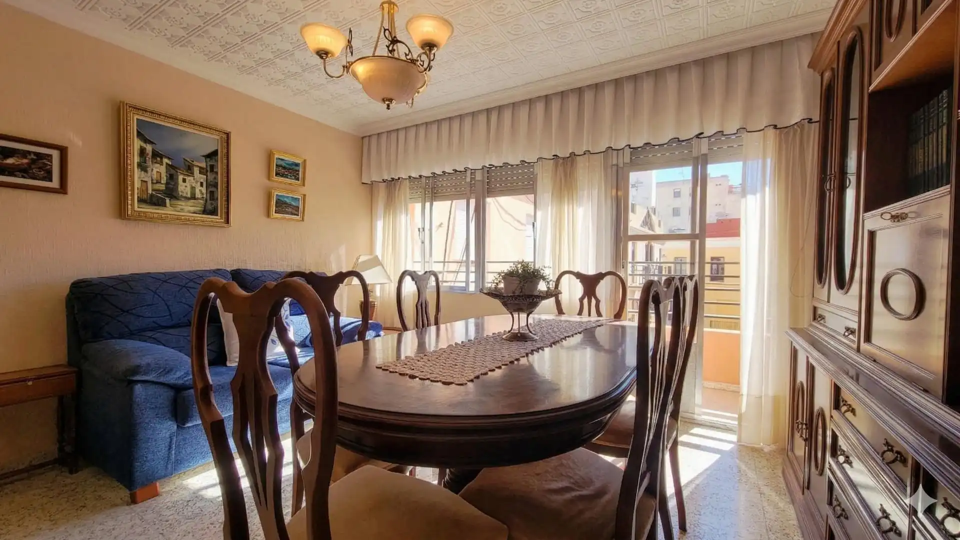 Dining room of Flat for sale in Almería  with Terrace and Furnished