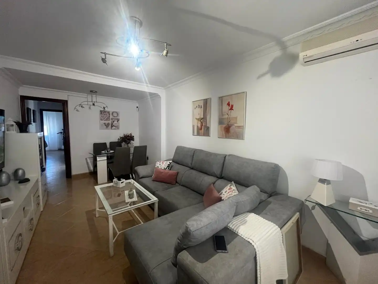 Sala de estar de Piso en venta en Huelva con Aire acondicionado y Calefacción