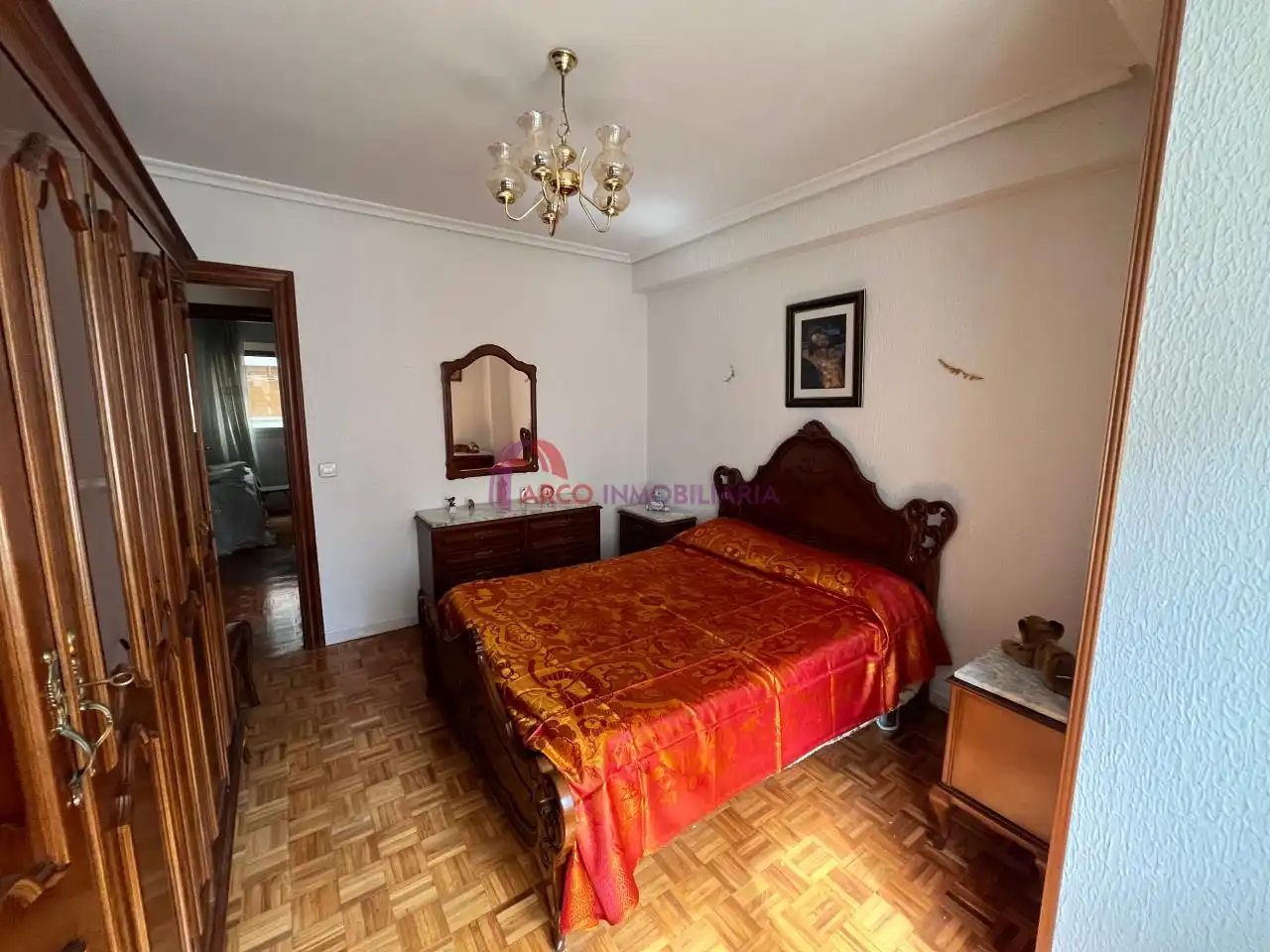 Bedroom of Flat for sale in Burgos  with Heating and Terrace