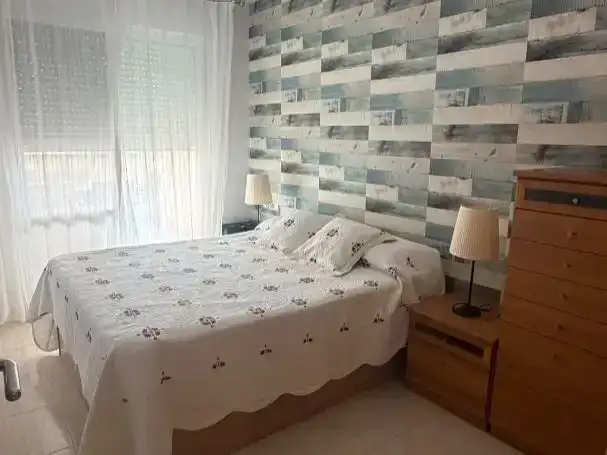 Bedroom of Flat for rent in Torreblanca  with Air Conditioner, Private garden and Parquet flooring
