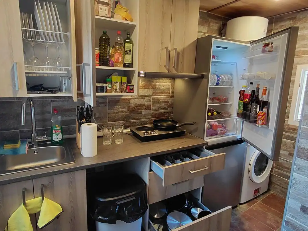 Cocina de Casa o chalet para compartir en Valdemaqueda con Calefacción, Jardín privado y Terraza