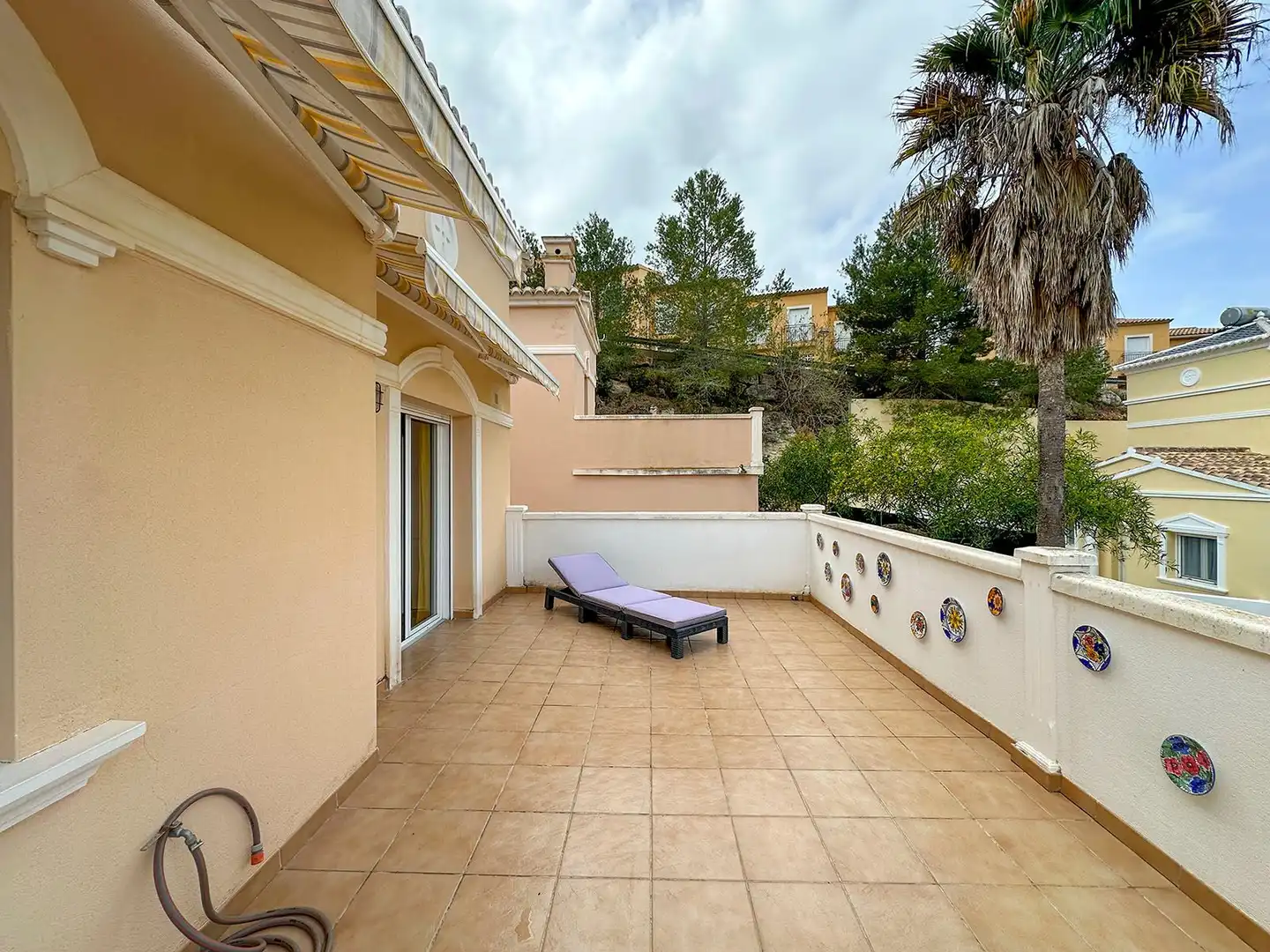 Terrace of Duplexes for sale in Calpe / Calp  with Air Conditioner, Heating and Private garden
