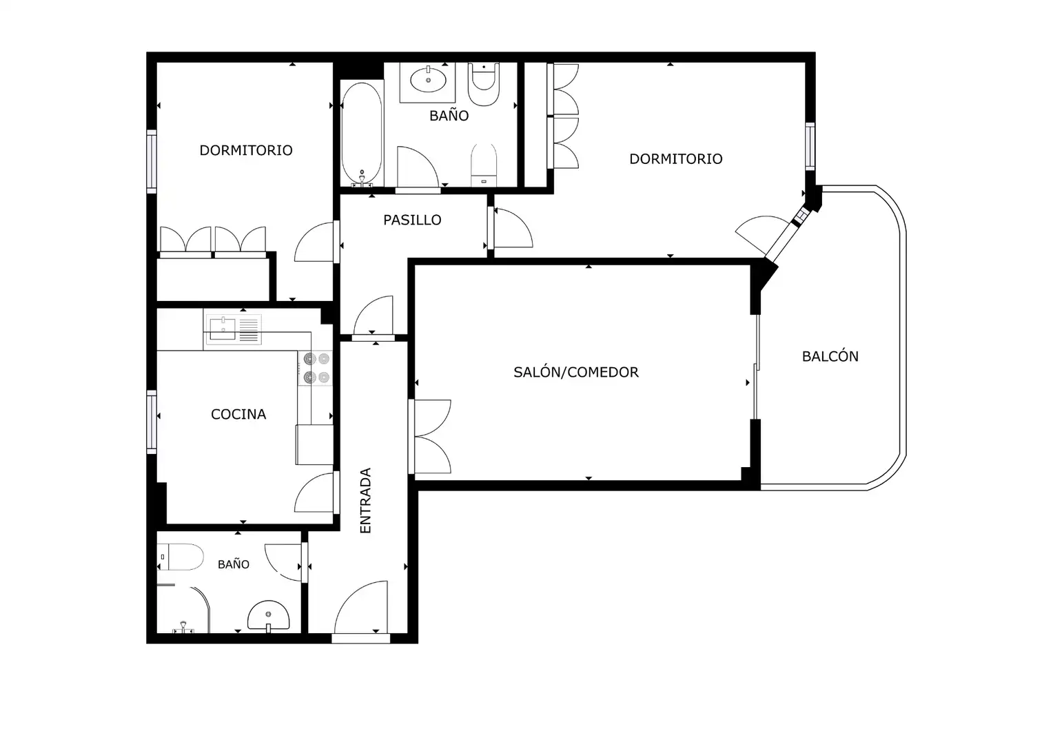 Piso en venta en Málaga con Aire acondicionado, Calefacción y Terraza