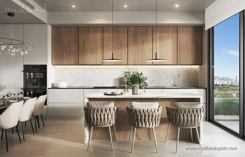 Apartamento con piscina en venta en Balcón de Finestrat - Terra Marina, imagen 3
