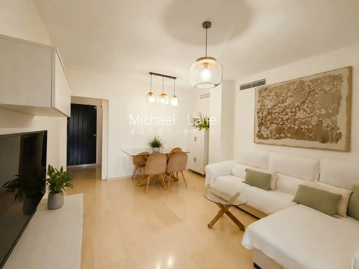 Living room of Flat for sale in Manilva  with Air Conditioner, Terrace and Storage room