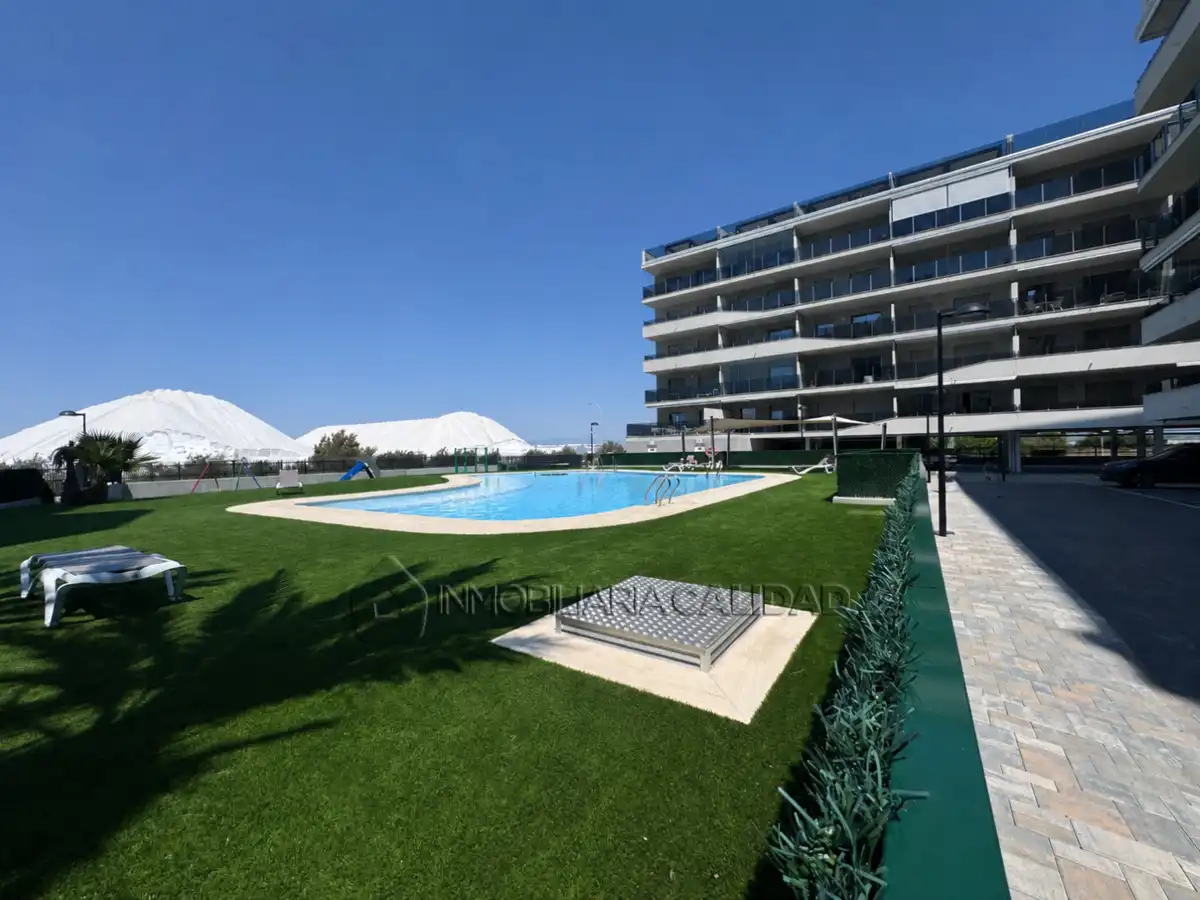 Schwimmbecken von Wohnung zum Verkauf in Santa Pola mit Heizung