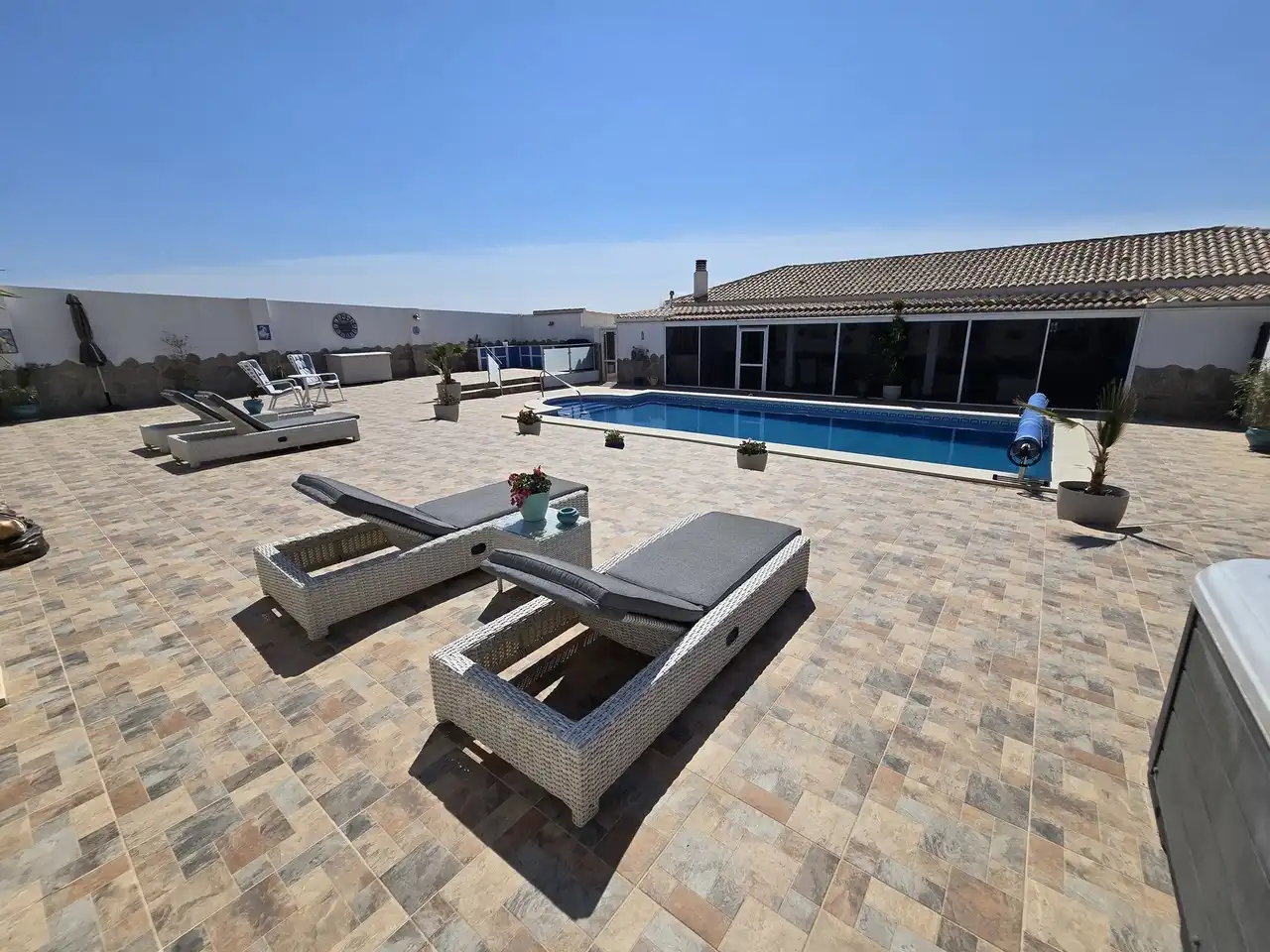 Terrassa de Casa o xalet en venda en Albox amb Aire condicionat, Terrassa i Piscina