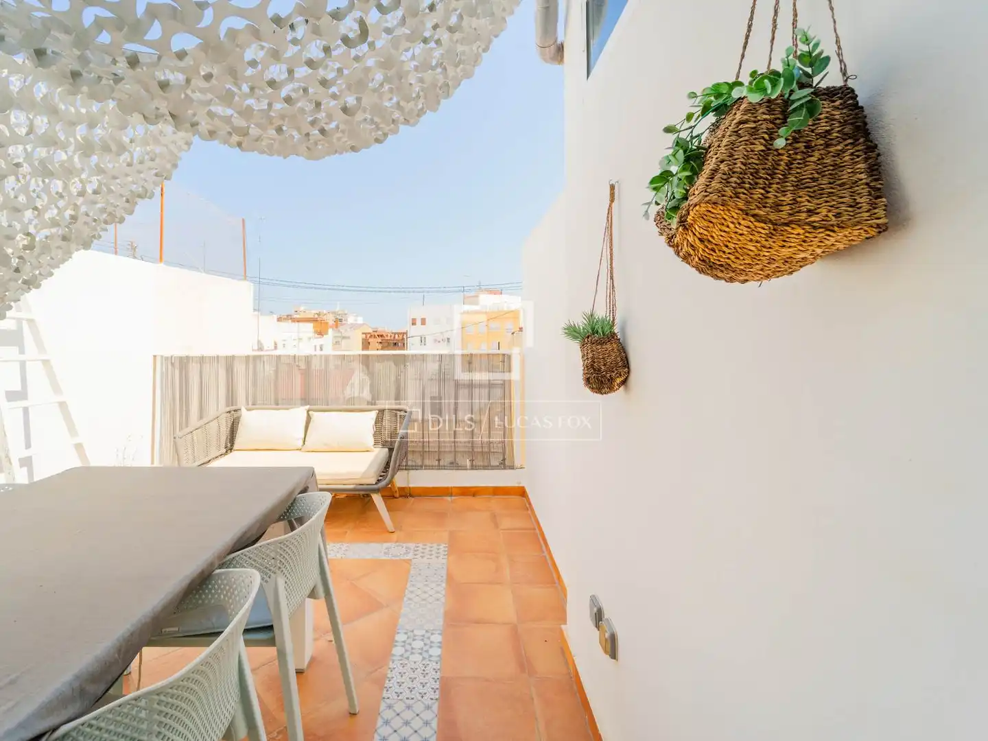 Terrassa de Àtic de lloguer en Valencia amb Aire condicionat, Parquet i Terrassa