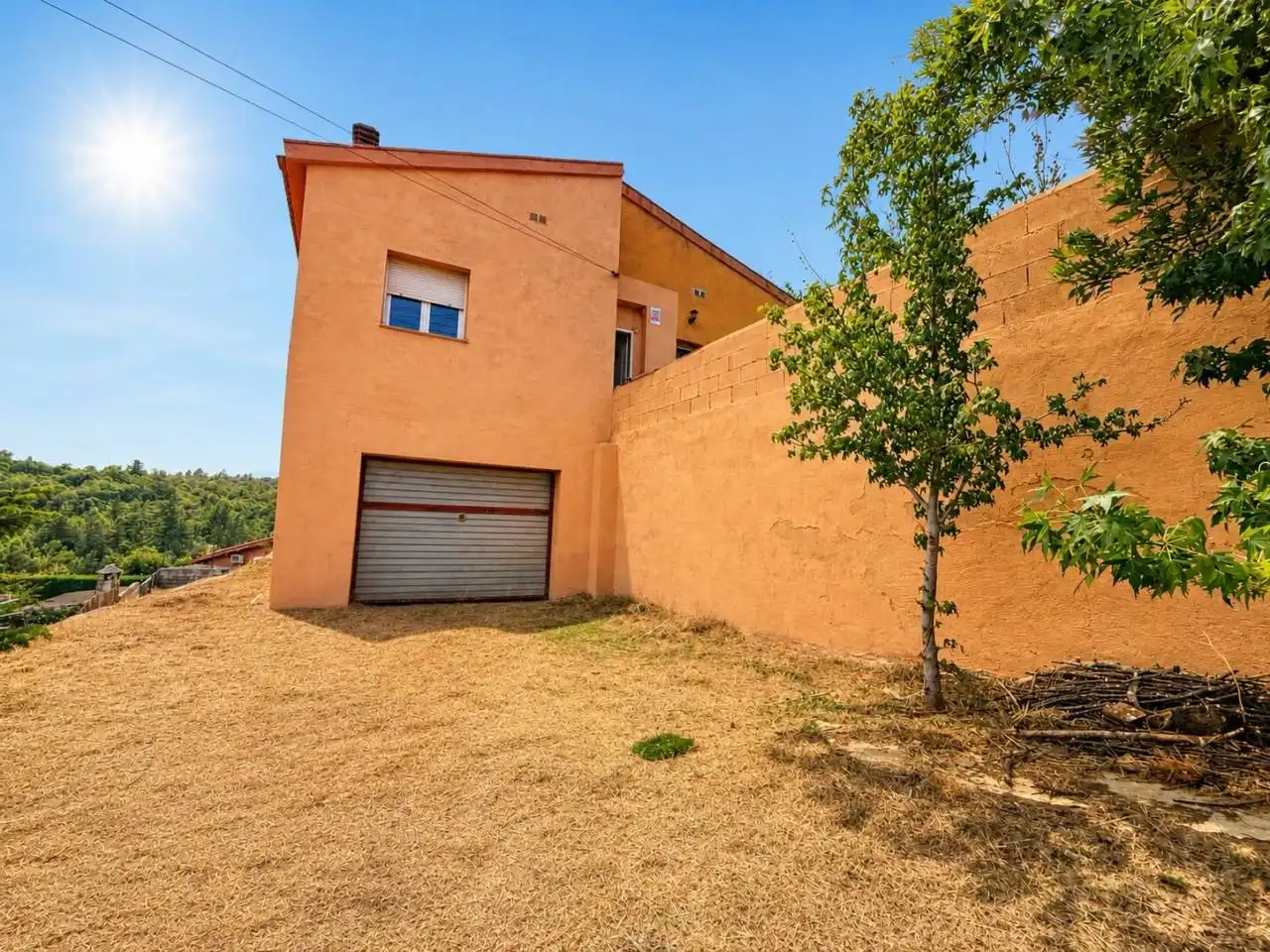 Vista exterior de Casa o chalet en venta en Gualba con Jardín privado y Amueblado