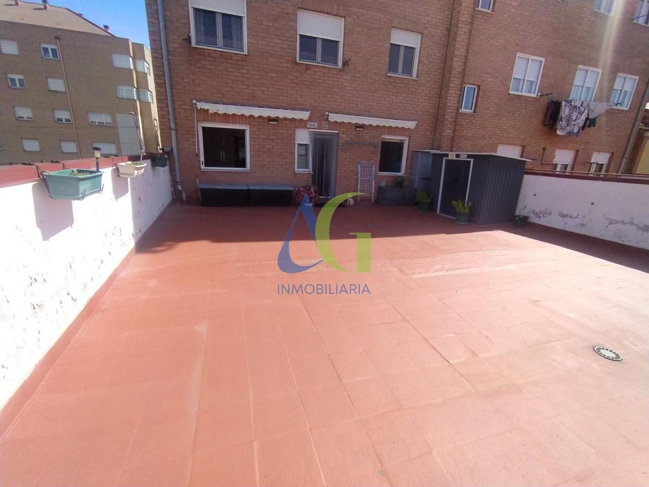 Terrace of Flat for sale in San Andrés del Rabanedo  with Air Conditioner, Heating and Parquet flooring