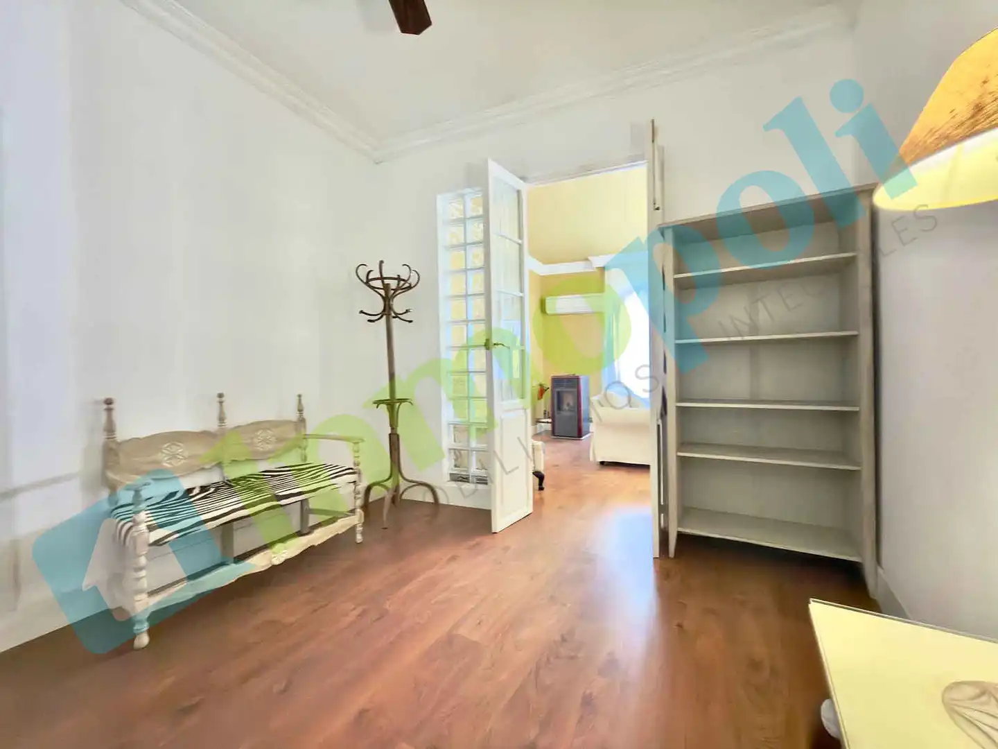 Bedroom of Flat for rent in Badajoz  with Air Conditioner, Heating and Furnished