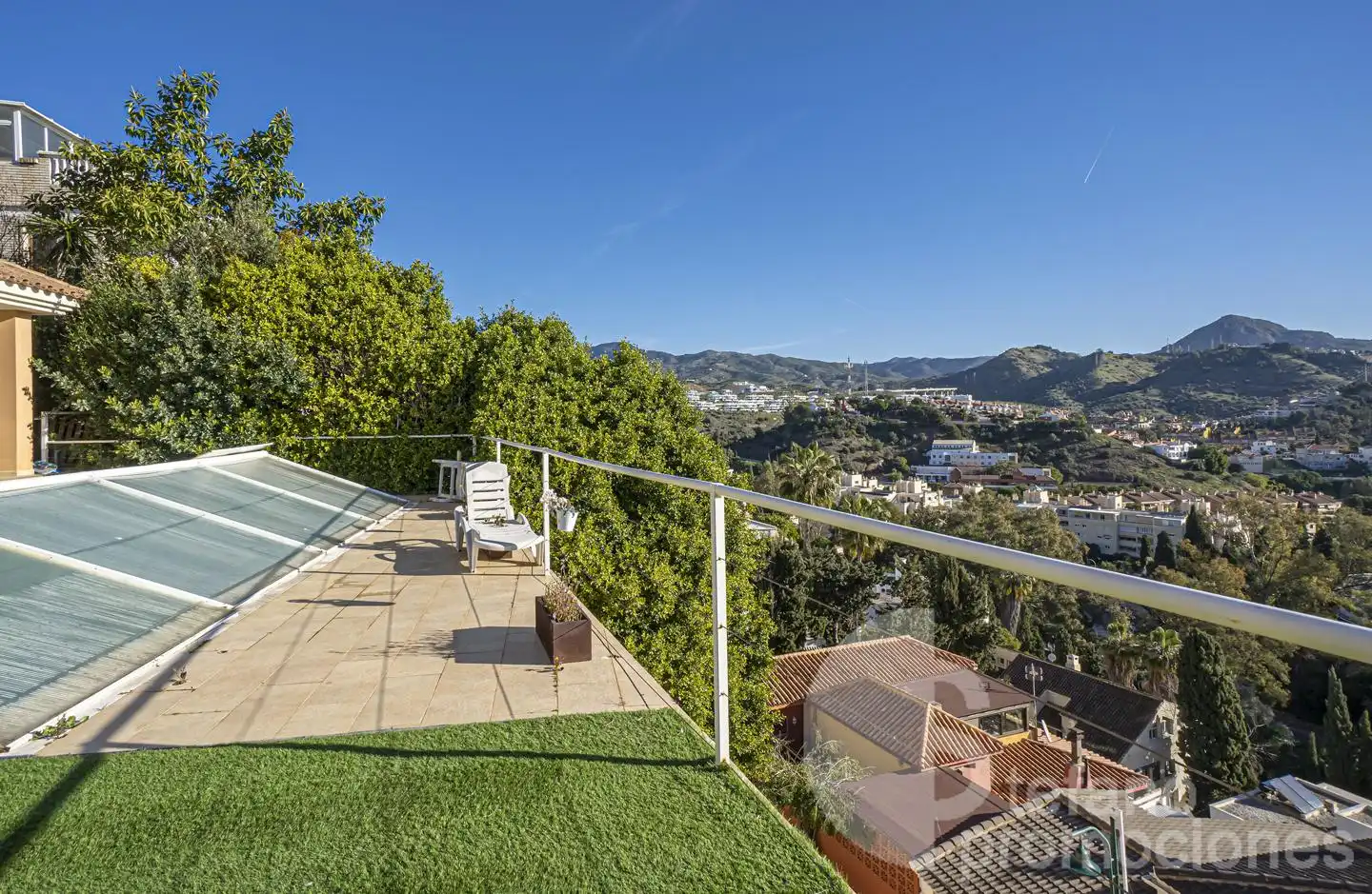 Exterior view of Houses for sale in Málaga  with Air Conditioner, Private garden and Terrace
