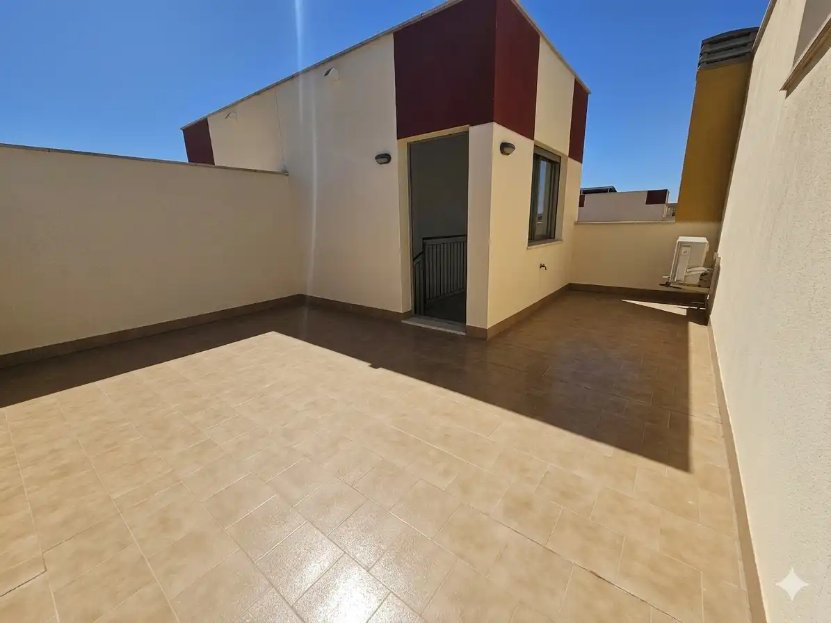 Terrace of Detached homes for sale in Los Alcázares  with Air Conditioner, Heating and Private garden
