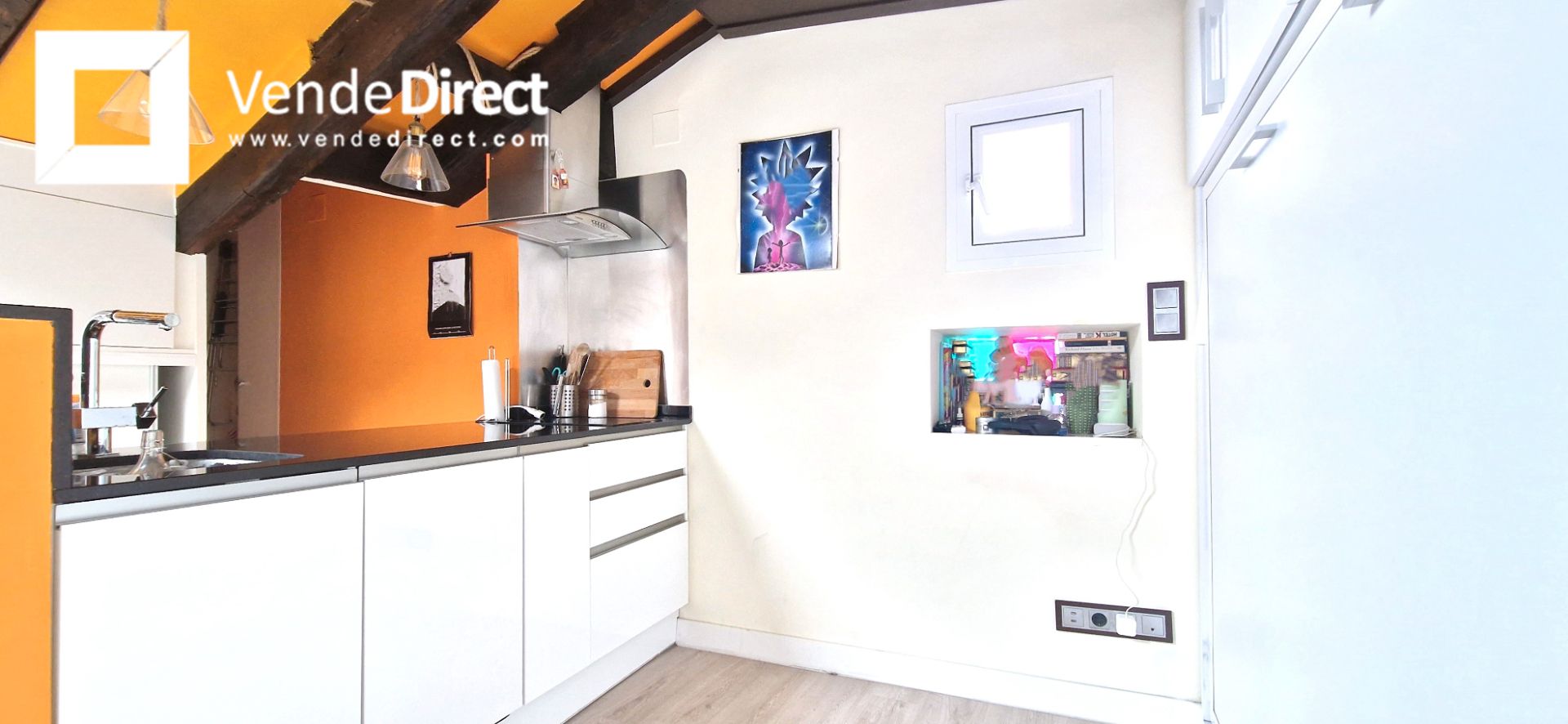 Cocina de Estudio en venta en  Madrid Capital con Aire acondicionado, Calefacción y Amueblado