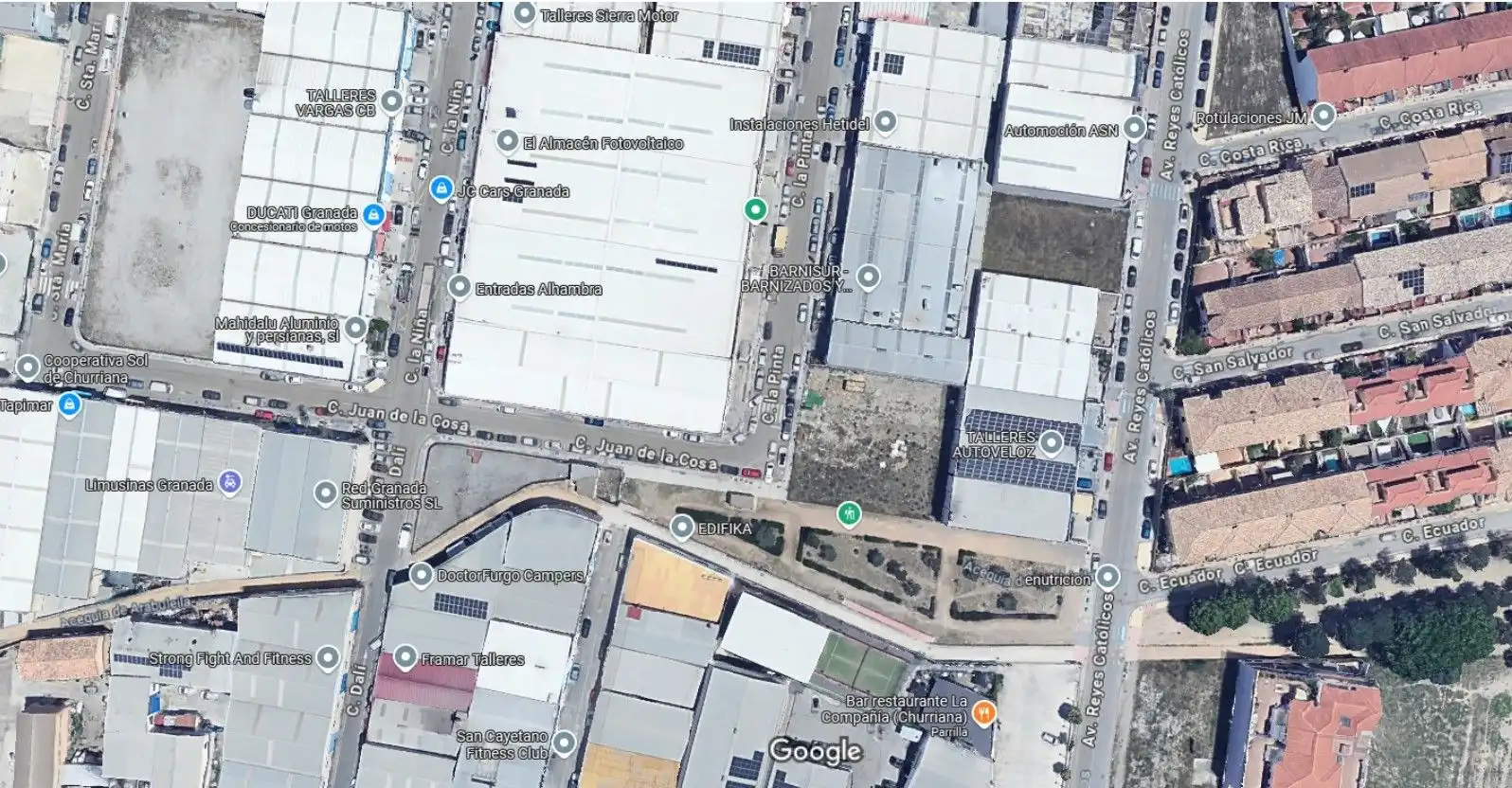 Exterior view of Industrial land for sale in Churriana de la Vega