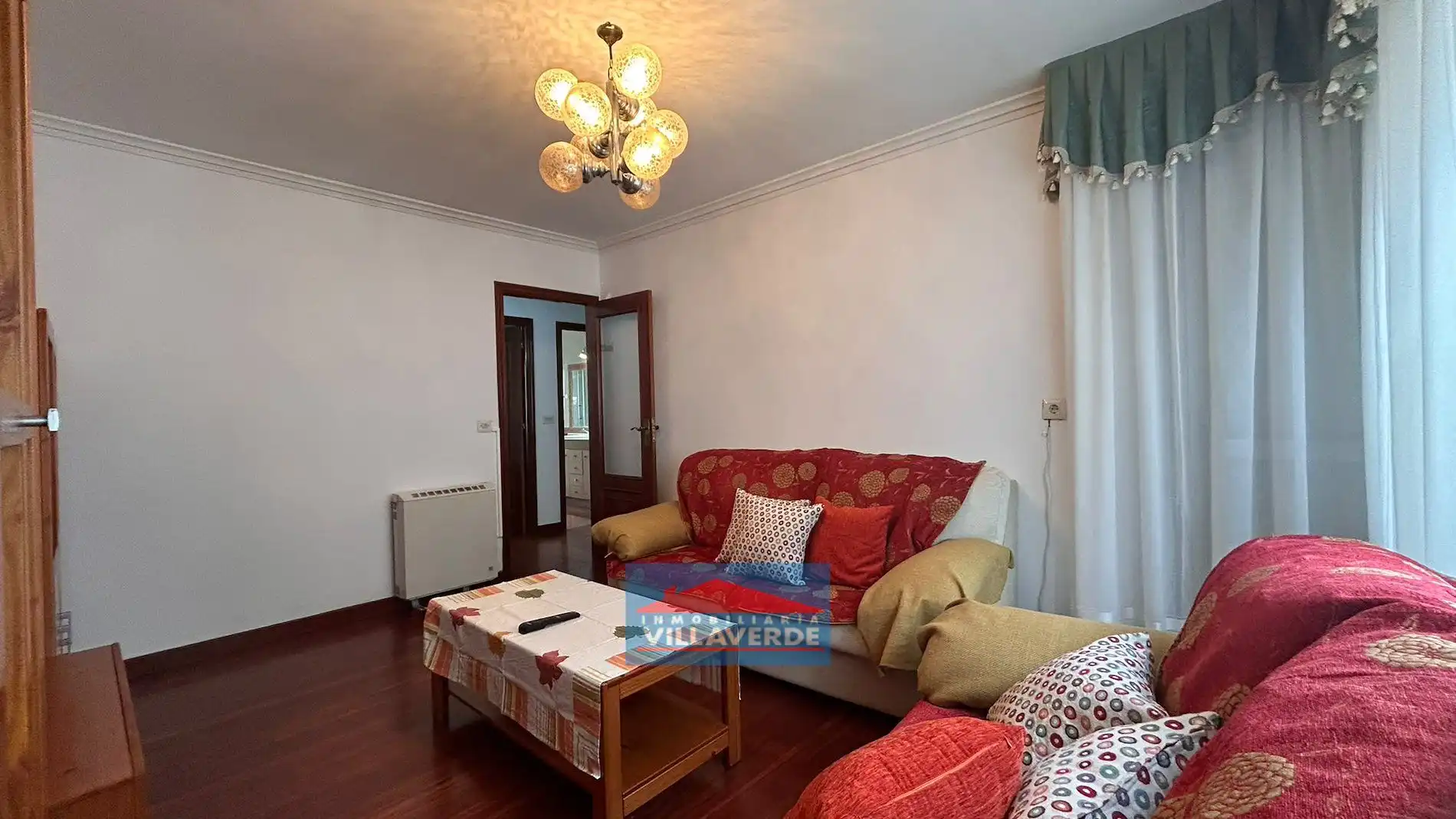 Living room of Flat for sale in Cangas   with Heating, Parquet flooring and Storage room
