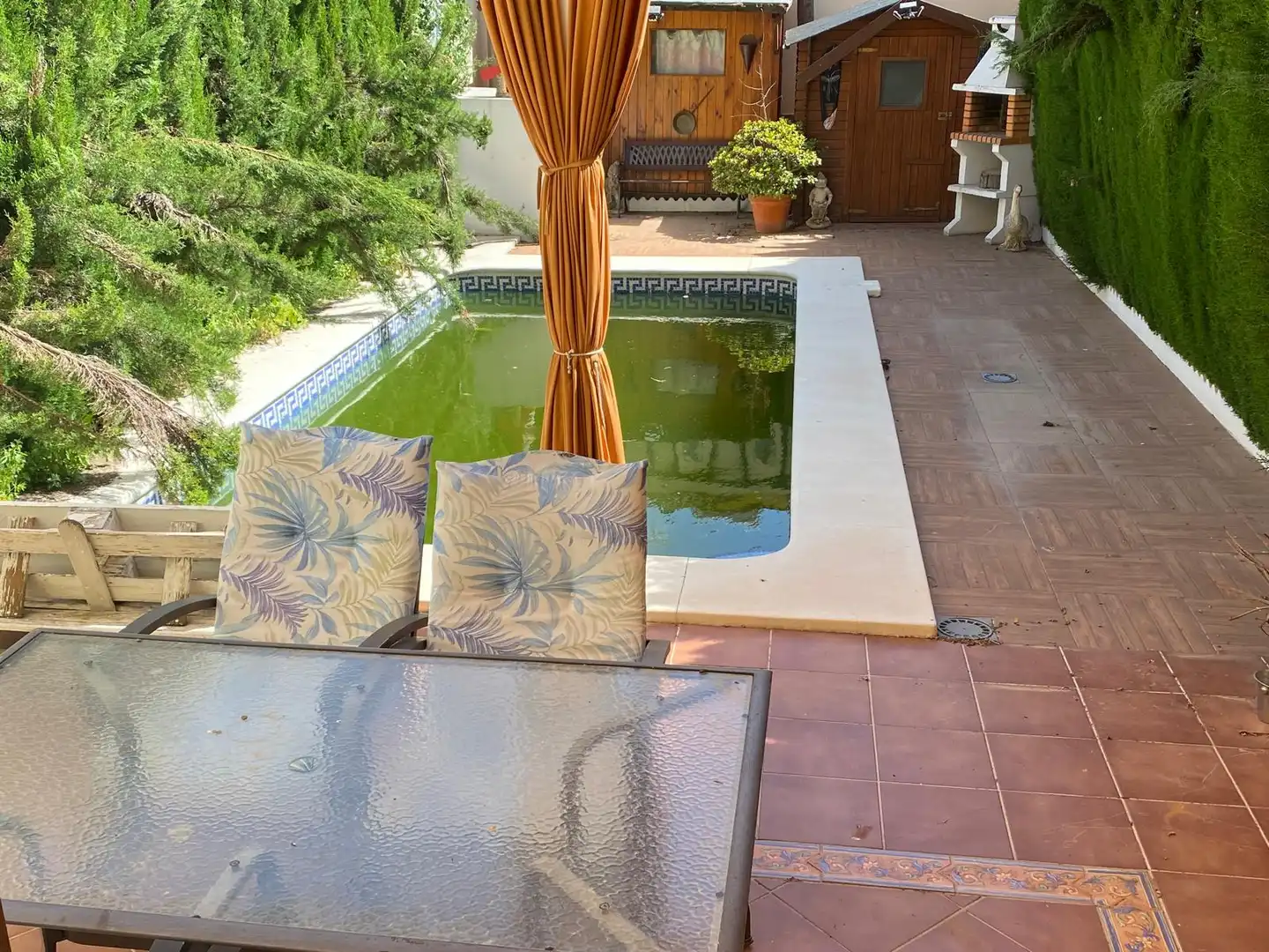 Piscina de Casa adosada en venta en Castilleja de Guzmán con Aire acondicionado, Terraza y Piscina