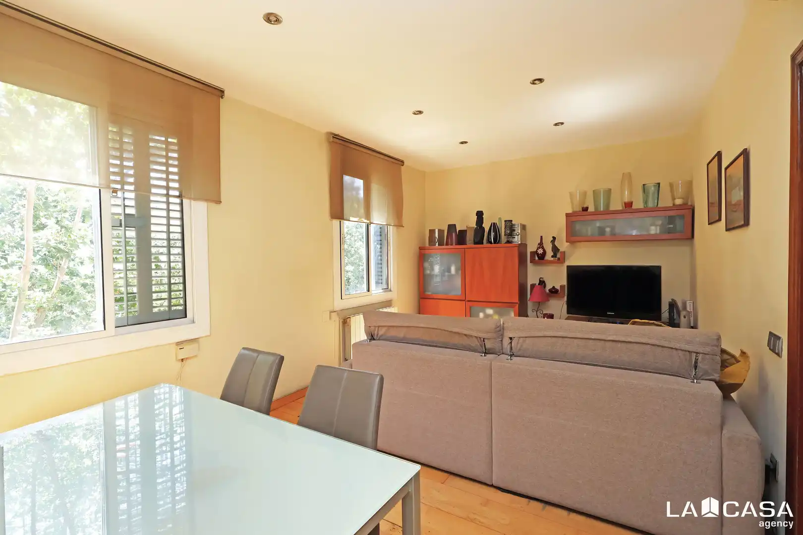 Sala de estar de Piso en venta en Barcelona con Balcón