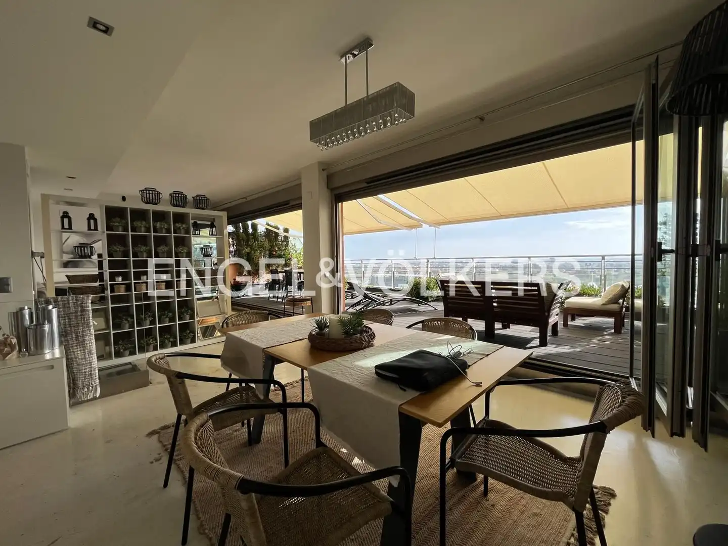 Terraza de Dúplex de alquiler en Valencia con Calefacción
