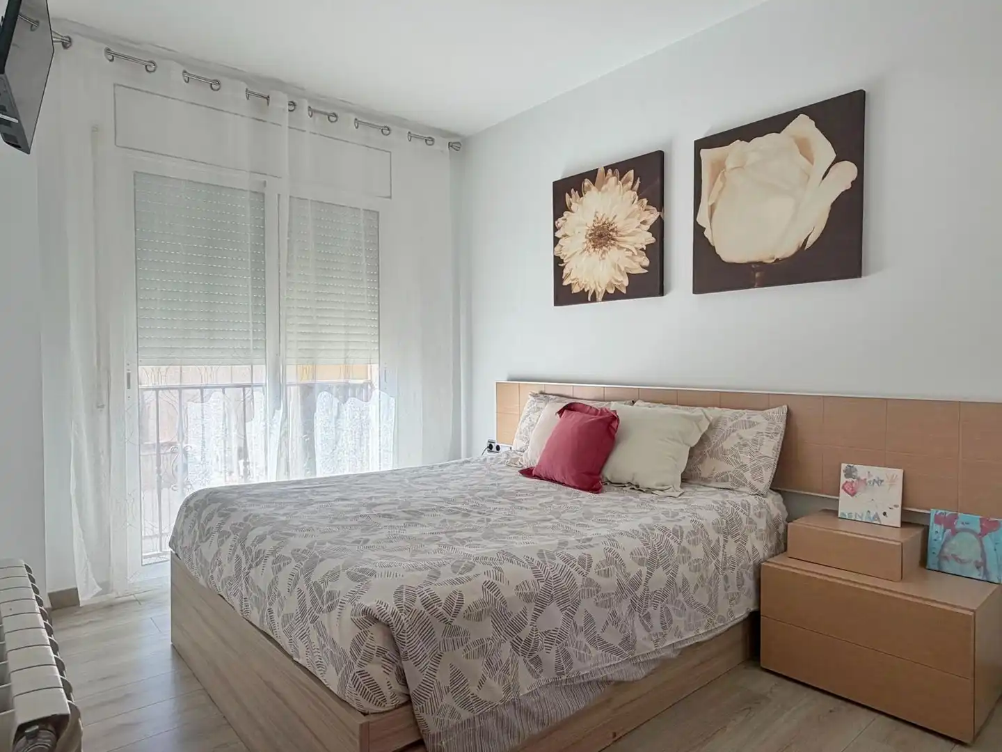 Bedroom of Flat for sale in Roda de Berà  with Air Conditioner, Heating and Parquet flooring