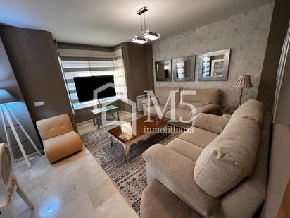 Living room of Single-family semi-detached to rent in Vélez-Málaga  with Air Conditioner, Terrace and Swimming Pool